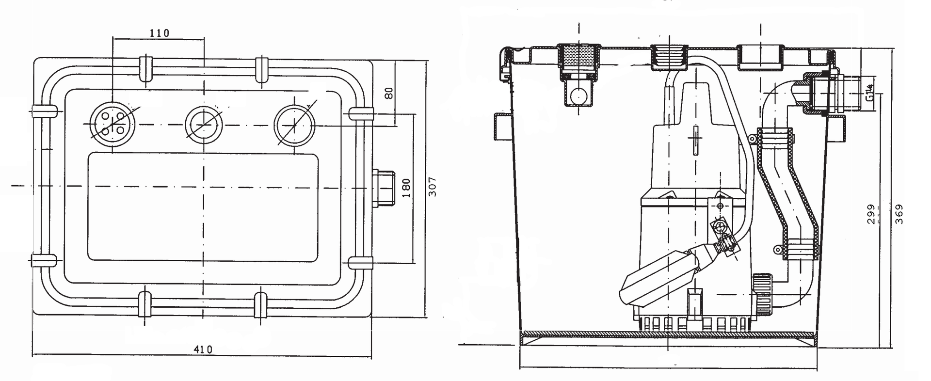 Collecting tank SWH 290